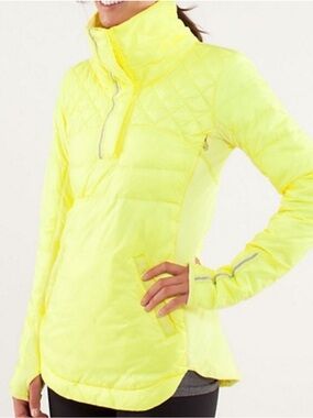 Lululemon WHAT THE FLUFF Pullover Clarity Yellow